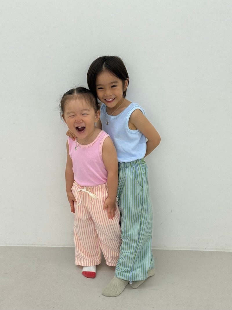 I Under Stand - Korean Children Fashion - #toddlerclothing - Stripe String Pants - 11