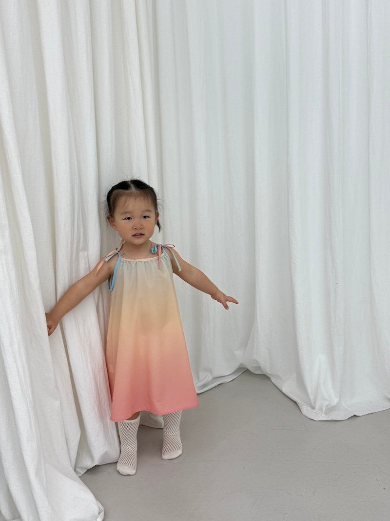 I Under Stand - Korean Children Fashion - #toddlerclothing - Gradient One-piece - 8