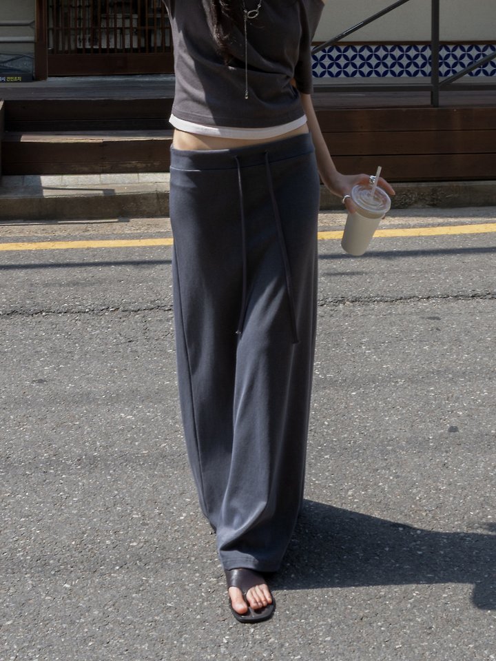 Inssense - Korean Women Fashion - #momslook - Pigment Mute Maxi Skirt - 2