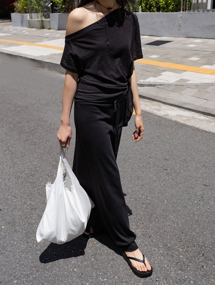 Inssense - Korean Women Fashion - #momslook - Pigment Mute Maxi Skirt - 8