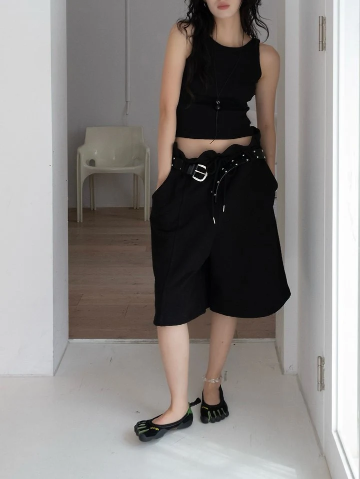 Inssense - Korean Women Fashion - #momslook - Minimal Ribbed Backless Tank Top - 5
