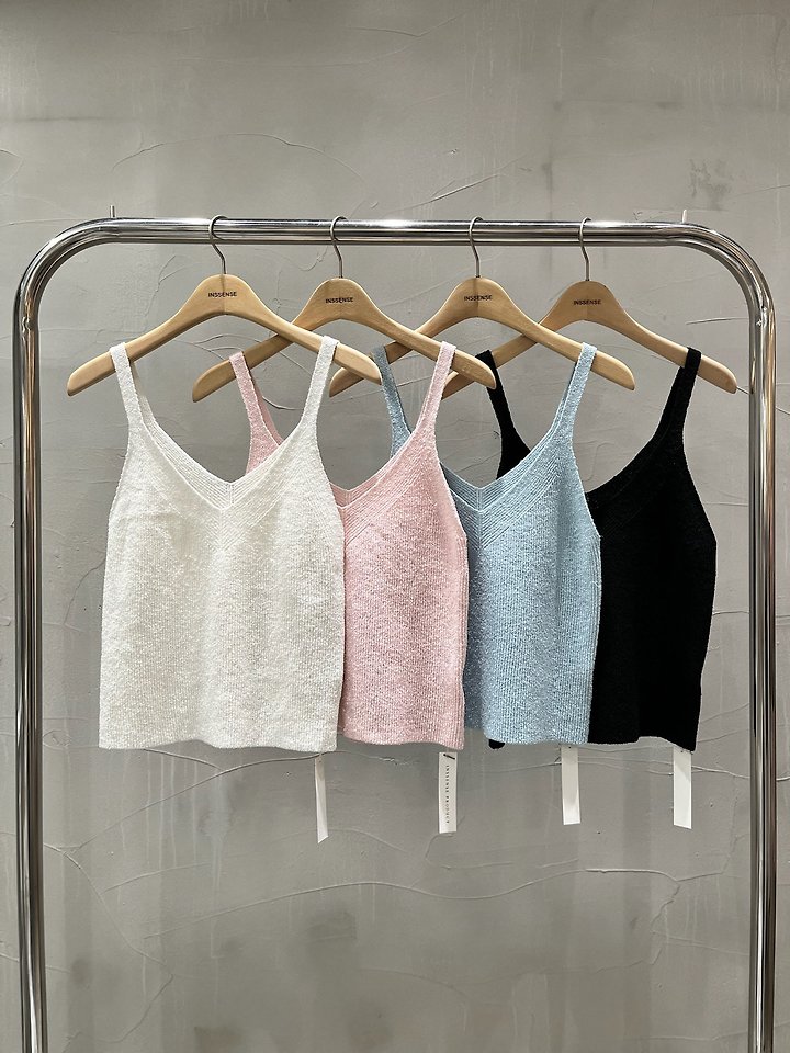 Inssense - Korean Women Fashion - #momslook - Two-Way Linen Bouclé Sleeveless Top - 12