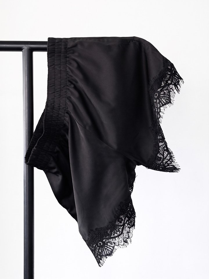 Inssense - Korean Women Fashion - #momslook - Silky Lace Banded Shorts - 11