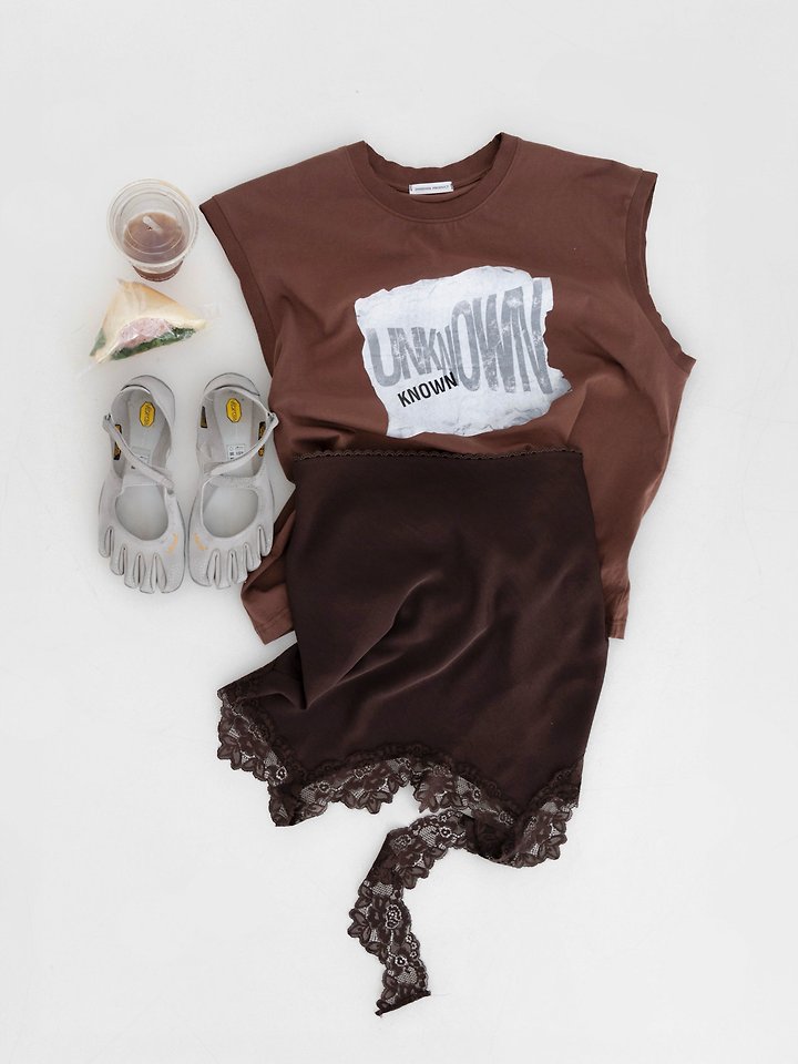 Inssense - Korean Women Fashion - #womensfashion - Unknown Cut-Off Sleeveless Top - 9