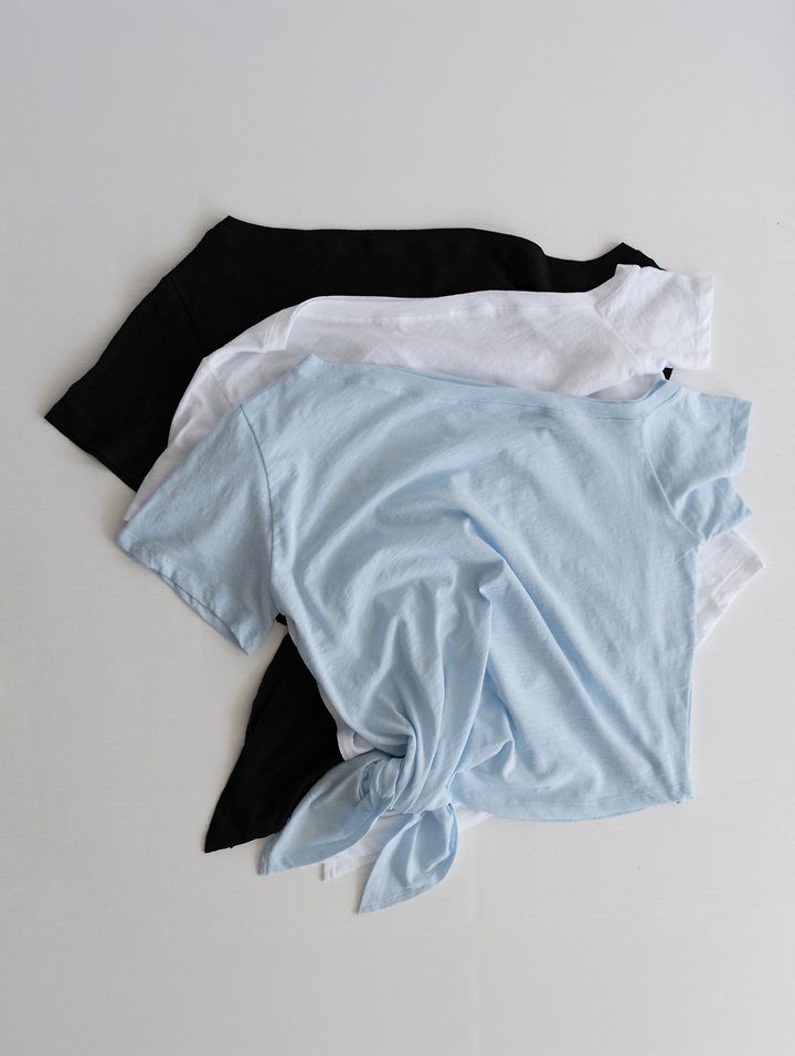 Inssense - Korean Women Fashion - #womensfashion - Slub Asymmetric Slit Off-Shoulder Top - 6