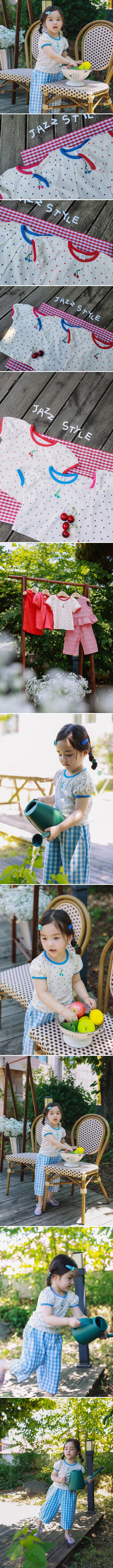Jazz - Korean Children Fashion - #kidsshorts - Cherry Blouse