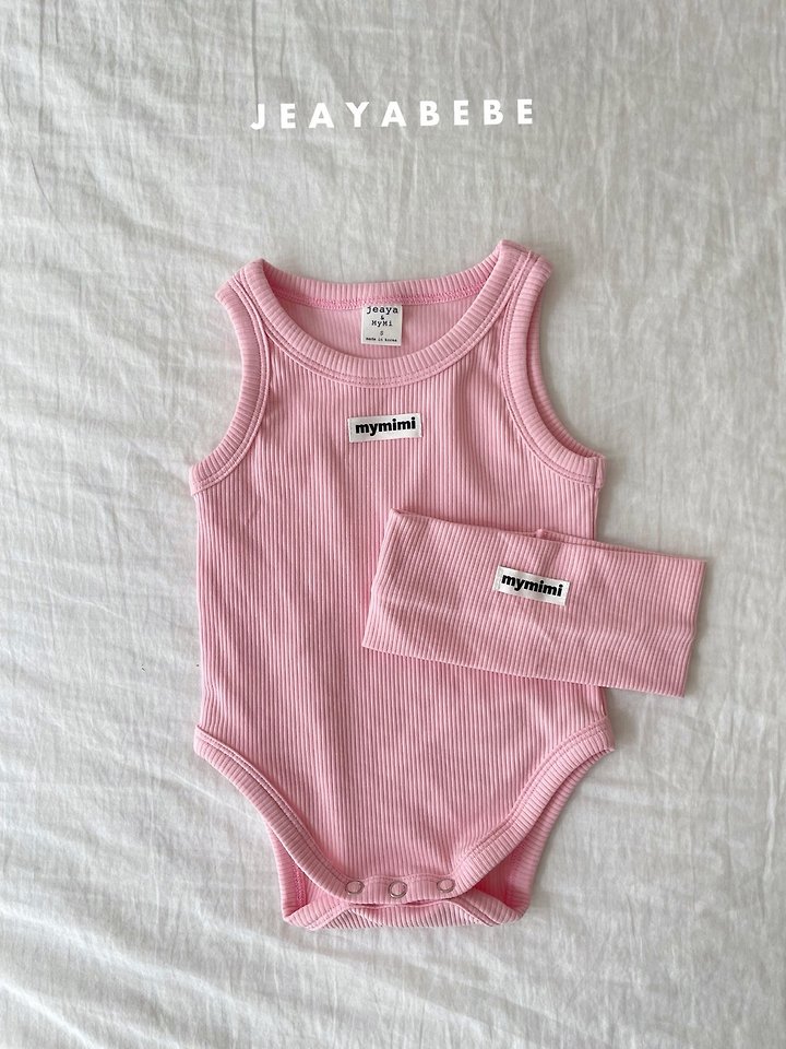 Jeaya & Mymi - Korean Baby Fashion - #babyboutique - Vive Suit (Headband Set) - 3