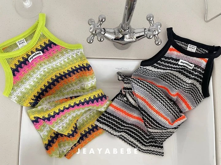 Jeaya & Mymi - Korean Baby Fashion - #babyboutiqueclothing - Beach One-piece Set (Wrap Skirt Set) - 6