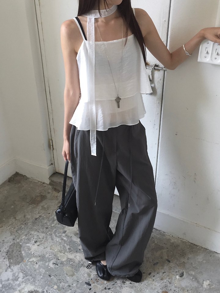 Jeiin - Korean Women Fashion - #momslook - Bloom Sleeveless Blouse - 8