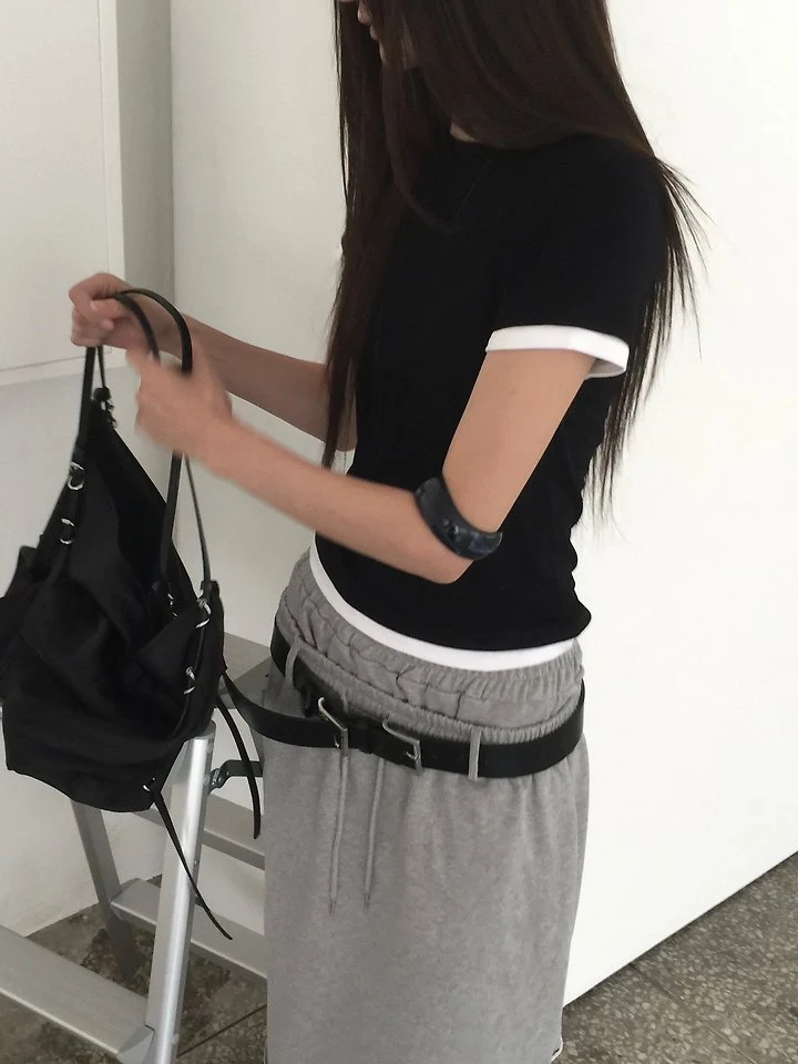 Jeiin - Korean Women Fashion - #momslook - Plat Tee - 11