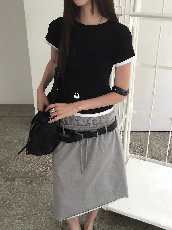 Jeiin - Korean Women Fashion - #momslook - Plat Tee - 9