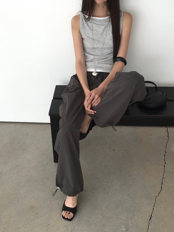 Jeiin - Korean Women Fashion - #momslook - Water Sleeveless Top - 7