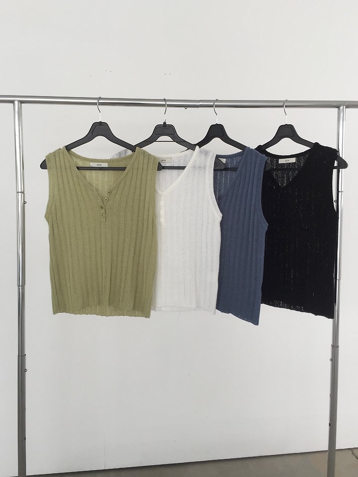 Jeiin - Korean Women Fashion - #momslook - Tis Sleeveless Top - 3