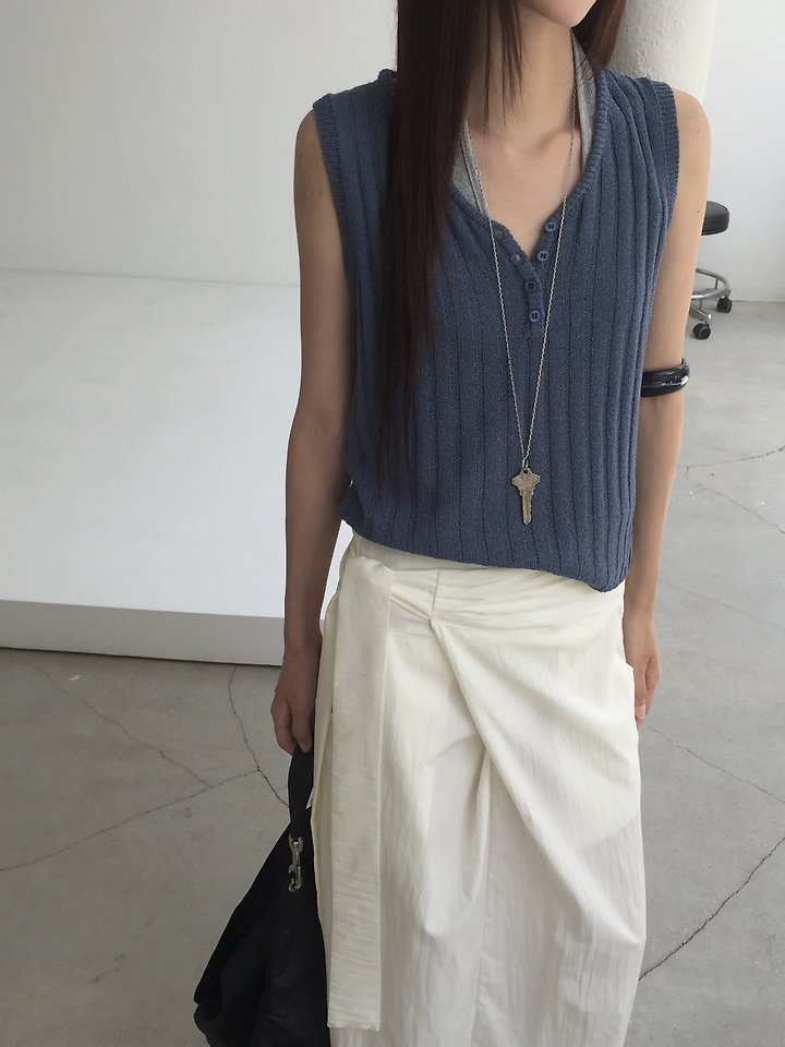 Jeiin - Korean Women Fashion - #momslook - Tis Sleeveless Top - 7