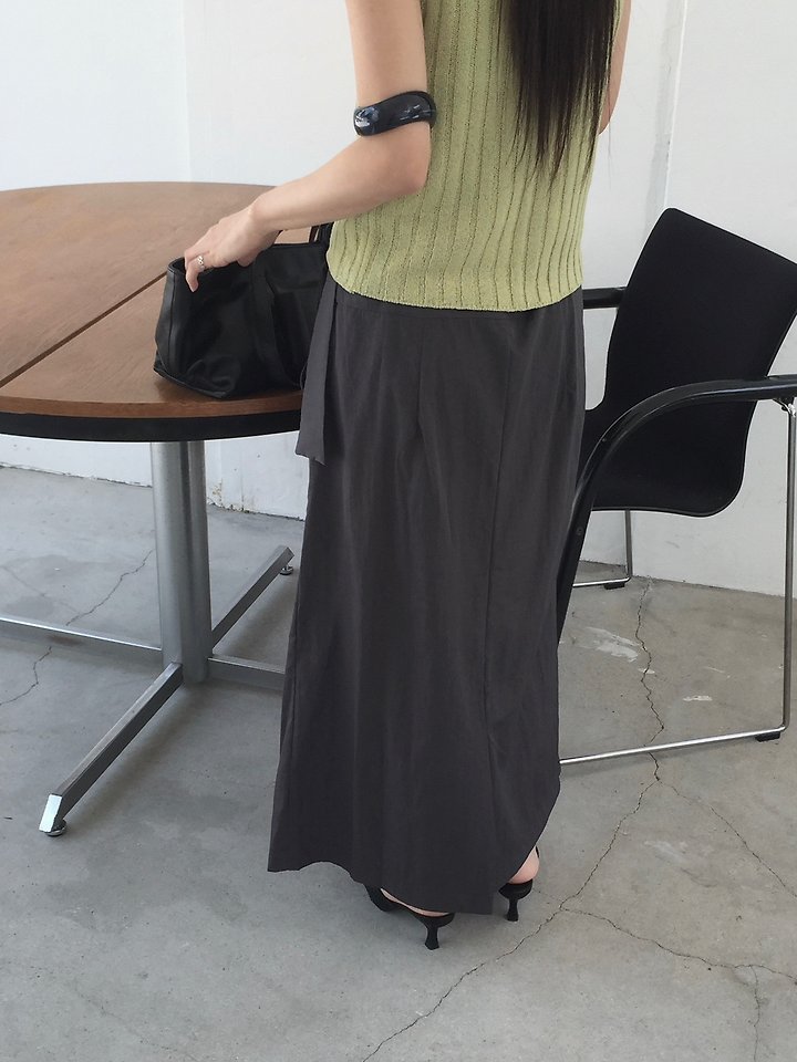 Jeiin - Korean Women Fashion - #momslook - Rene Wrap Skirt - 10