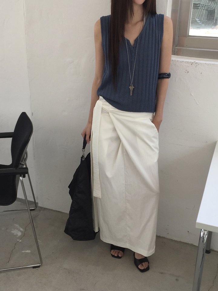 Jeiin - Korean Women Fashion - #womensfashion - Rene Wrap Skirt - 4
