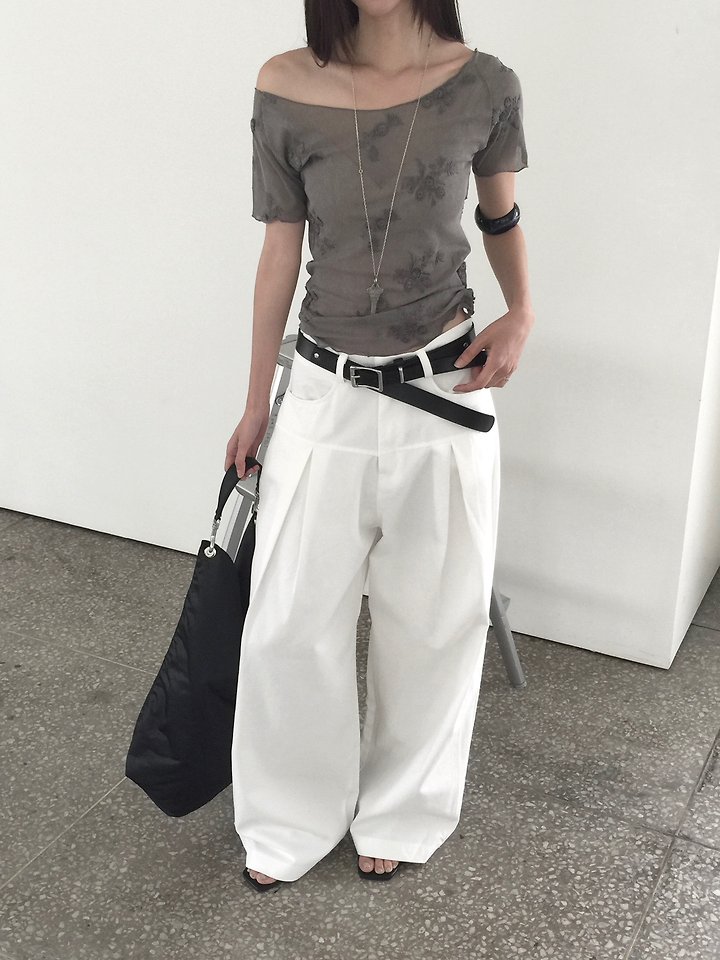 Jeiin - Korean Women Fashion - #momslook - Daisy Tee - 10