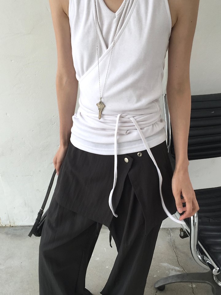 Jeiin - Korean Women Fashion - #momslook - Easy Sleeveless Top - 8