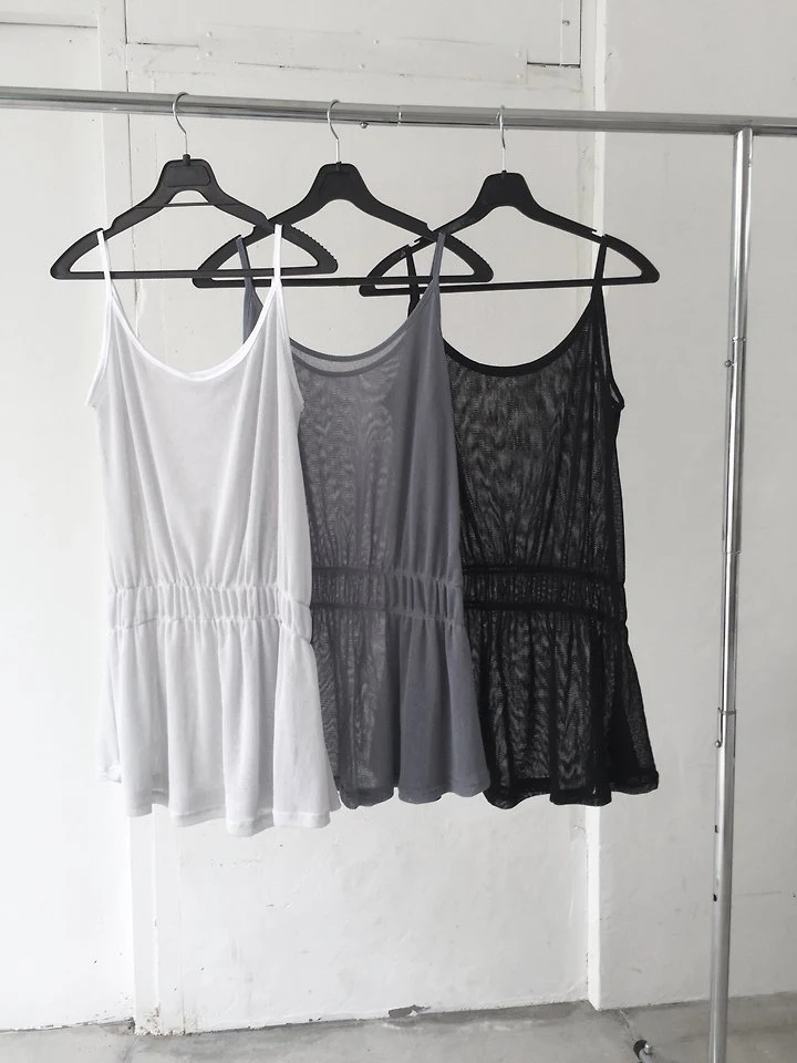 Jeiin - Korean Women Fashion - #momslook - Mesh One-piece