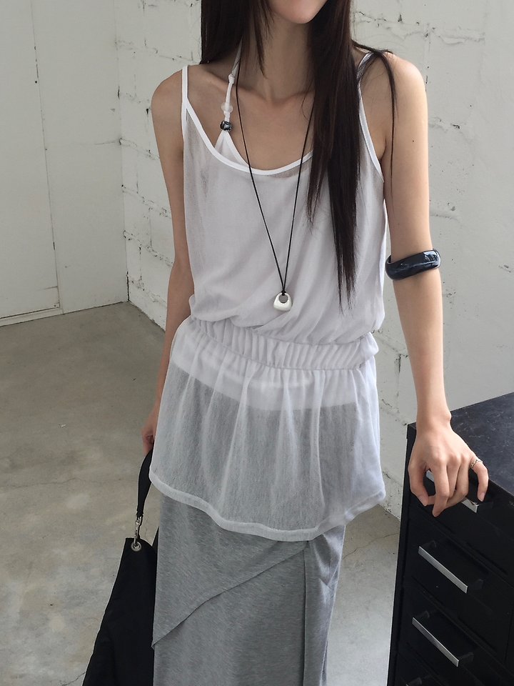 Jeiin - Korean Women Fashion - #momslook - Mesh One-piece - 7