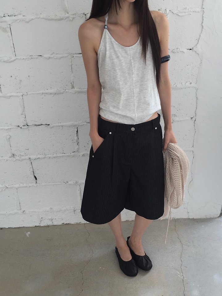 Jeiin - Korean Women Fashion - #momslook - Marble Sleeveless Top - 10