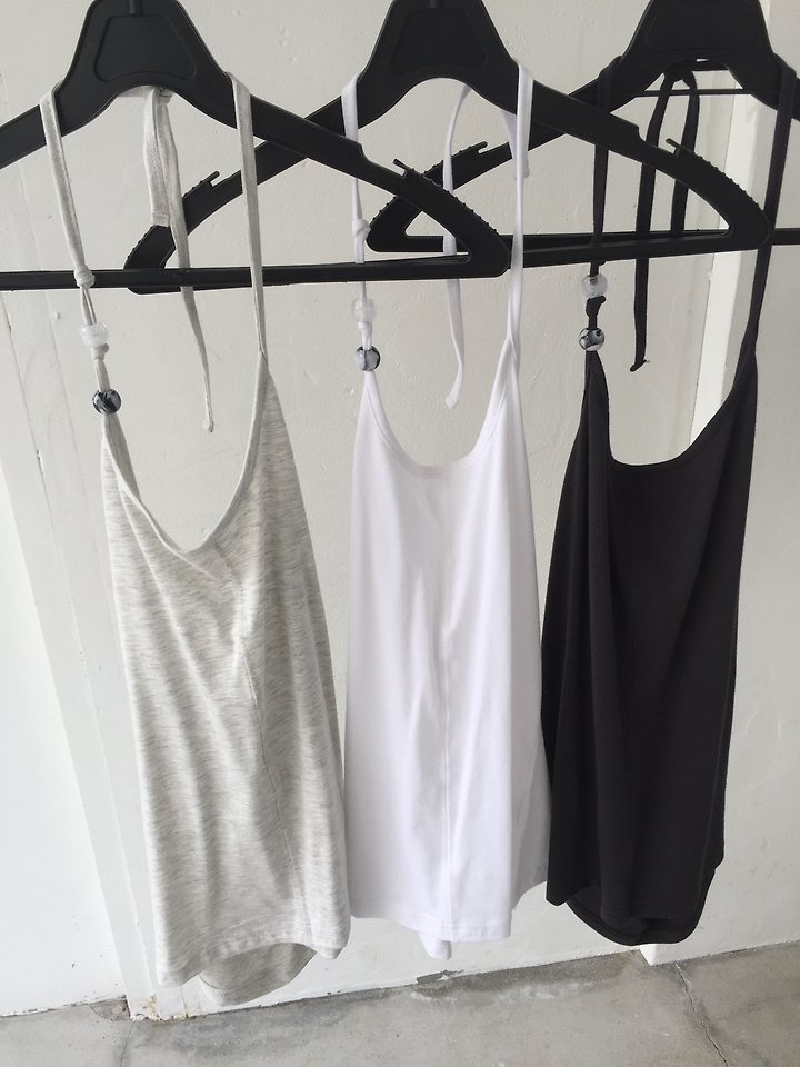 Jeiin - Korean Women Fashion - #womensfashion - Marble Sleeveless Top - 4