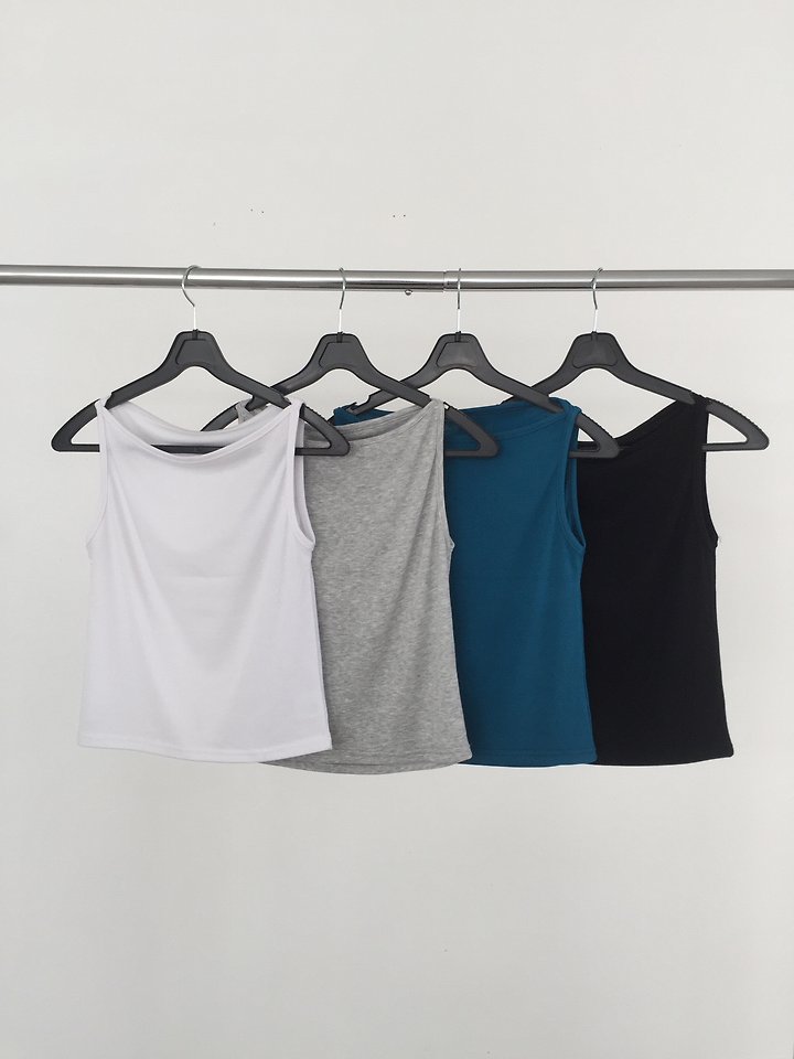 Jeiin - Korean Women Fashion - #romanticstyle - Water Sleeveless Top