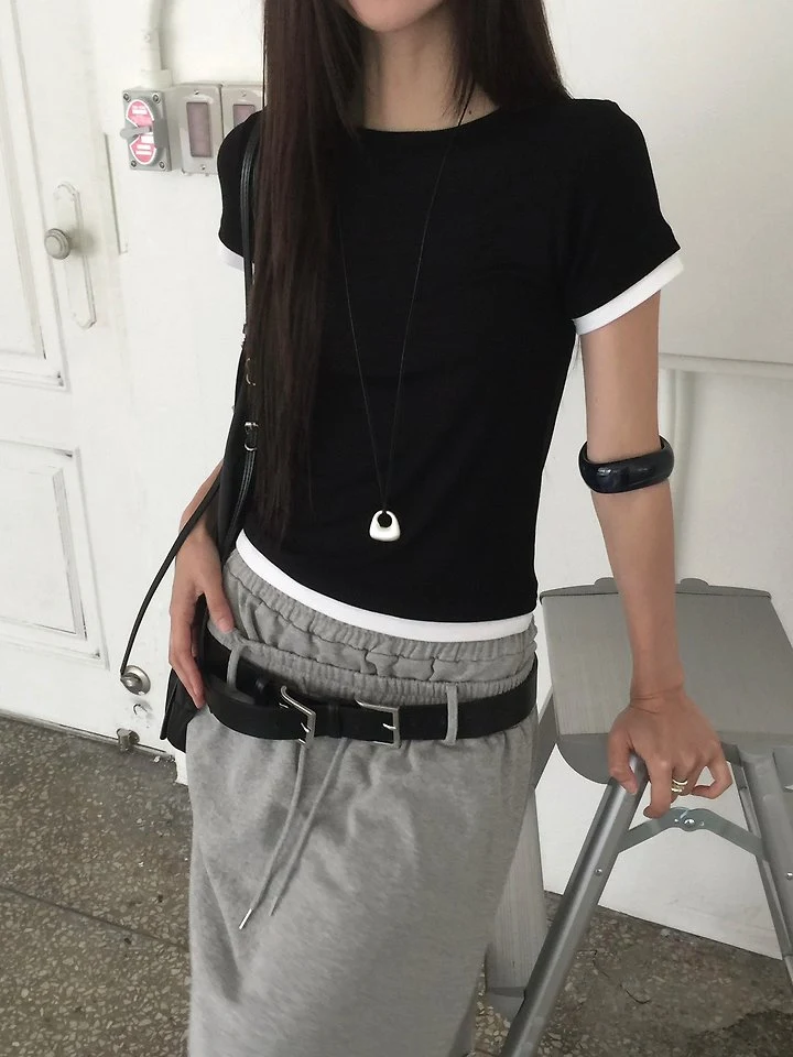 Jeiin - Korean Women Fashion - #womensfashion - Plat Tee - 10