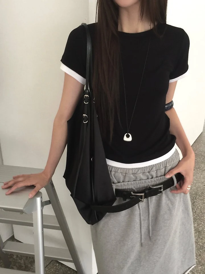 Jeiin - Korean Women Fashion - #womensfashion - Plat Tee - 12