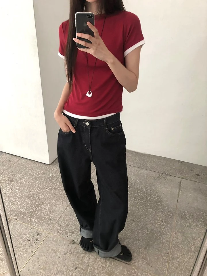 Jeiin - Korean Women Fashion - #womensfashion - Plat Tee - 8