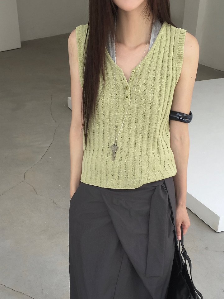 Jeiin - Korean Women Fashion - #womensfashion - Tis Sleeveless Top - 10