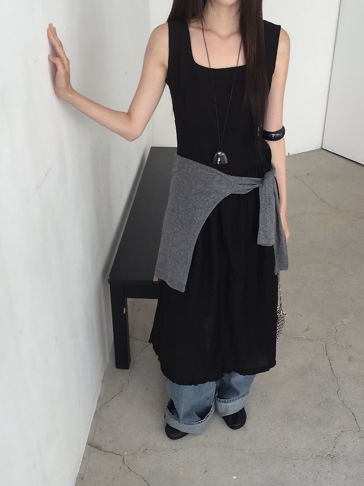 Jeiin - Korean Women Fashion - #womensfashion - Square-Neck One-piece - 11