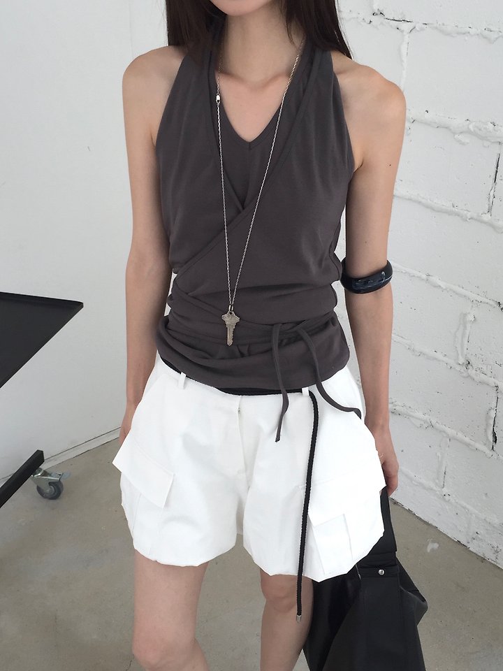 Jeiin - Korean Women Fashion - #womensfashion - Easy Sleeveless Top - 9