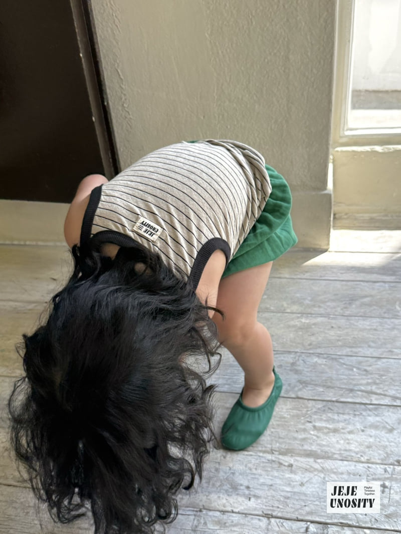 Jejeunosity - Korean Children Fashion - #discoveringself - Off Sleeveless Top - 7