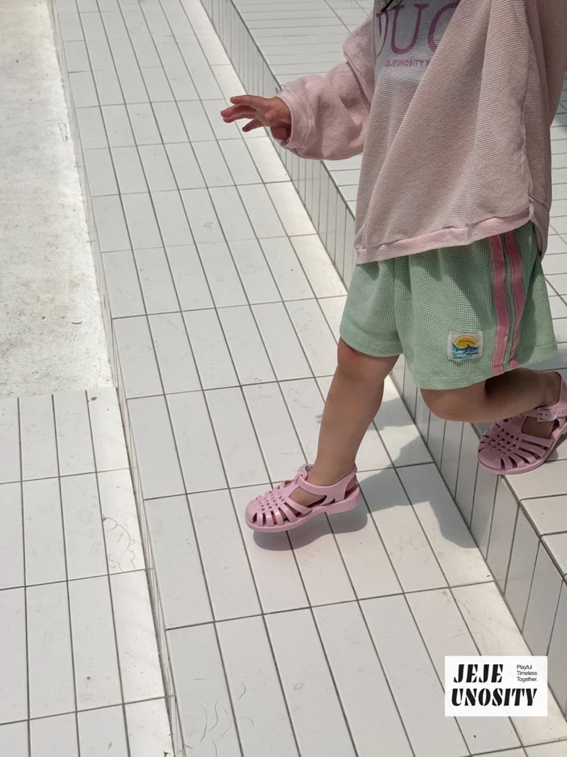 Jejeunosity - Korean Children Fashion - #fashionkids - Waffle Track Pants - 12