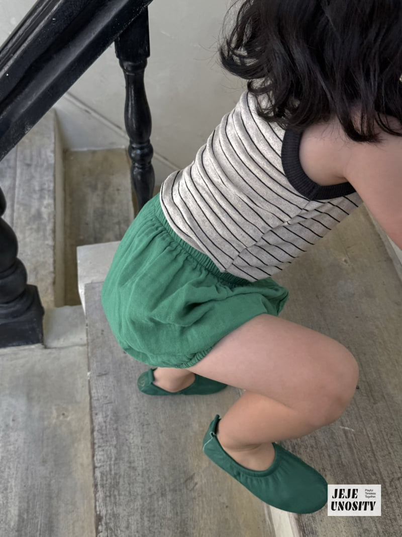 Jejeunosity - Korean Children Fashion - #fashionkids - Off Sleeveless Top - 8
