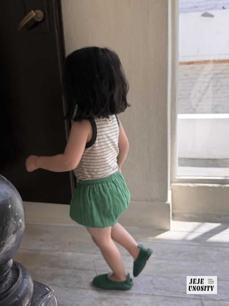 Jejeunosity - Korean Children Fashion - #kidzfashiontrend - Off Sleeveless Top - 11