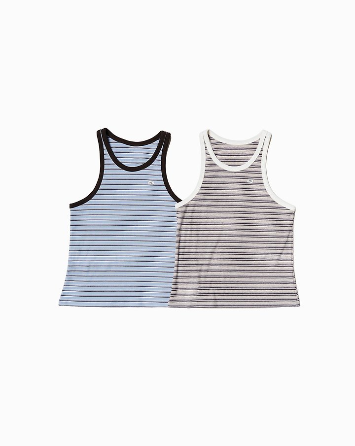 Jejeunosity - Korean Women Fashion - #momslook - Adult Bagel Sleeveless Top