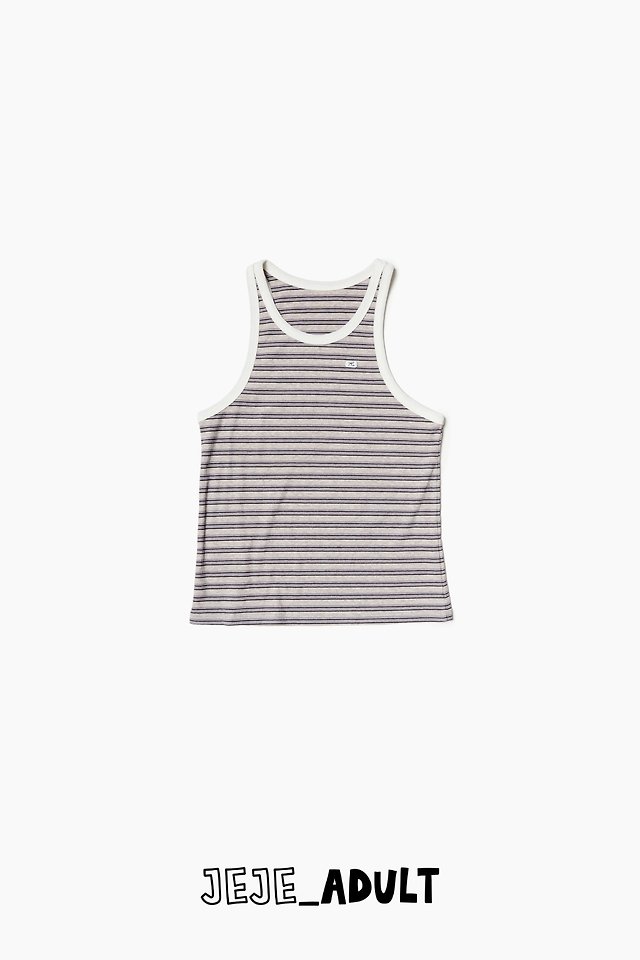 Jejeunosity - Korean Women Fashion - #momslook - Adult Bagel Sleeveless Top - 3