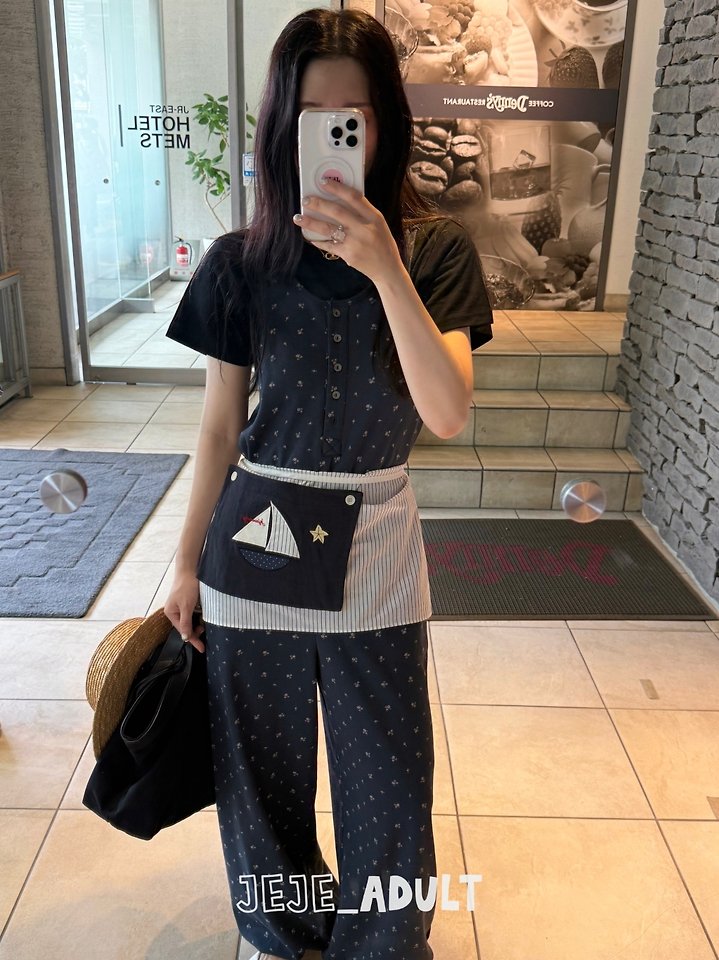 Jejeunosity - Korean Women Fashion - #womensfashion - Adult Marine Apron - 10