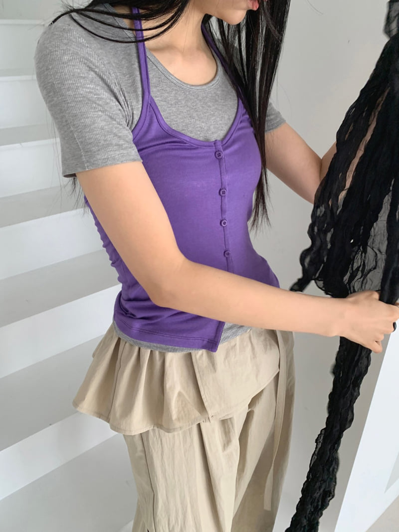 Jkichi - Korean Women Fashion - #momslook - Bijou Halter Top - 9