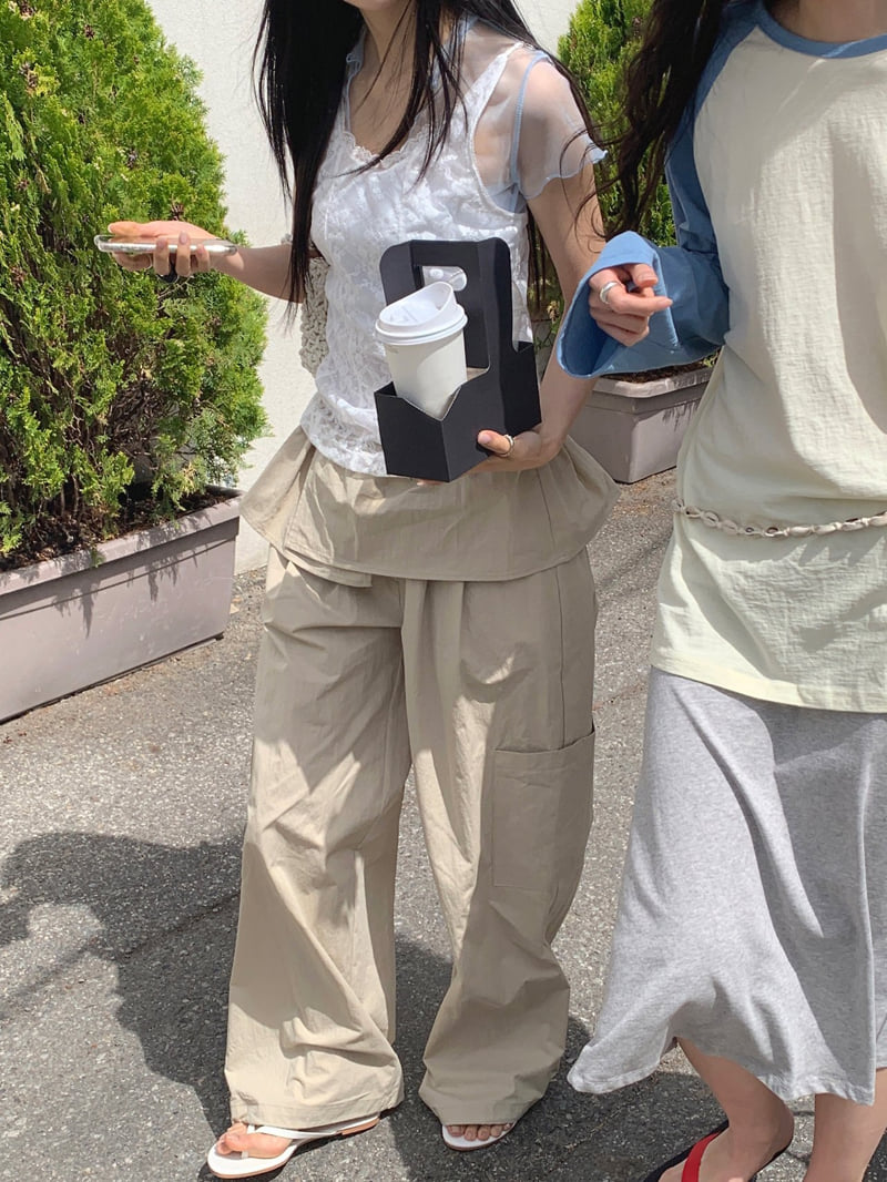 Jkichi - Korean Women Fashion - #thelittlethings - Mesh Collar Tee - 4