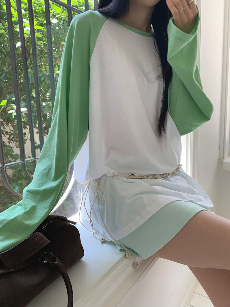 Jkichi - Korean Women Fashion - #womensfashion - Cool Raglan Tee - 4