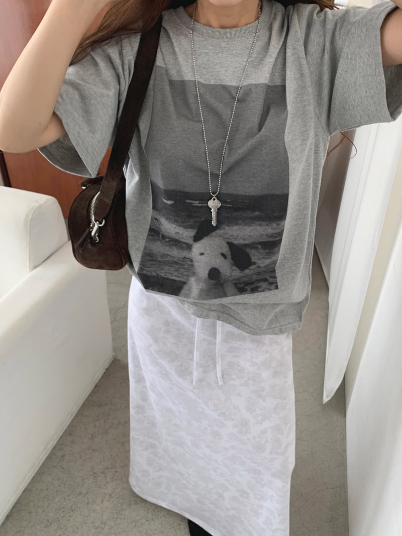 Jkichi - Korean Women Fashion - #momslook - Log Tee - 3