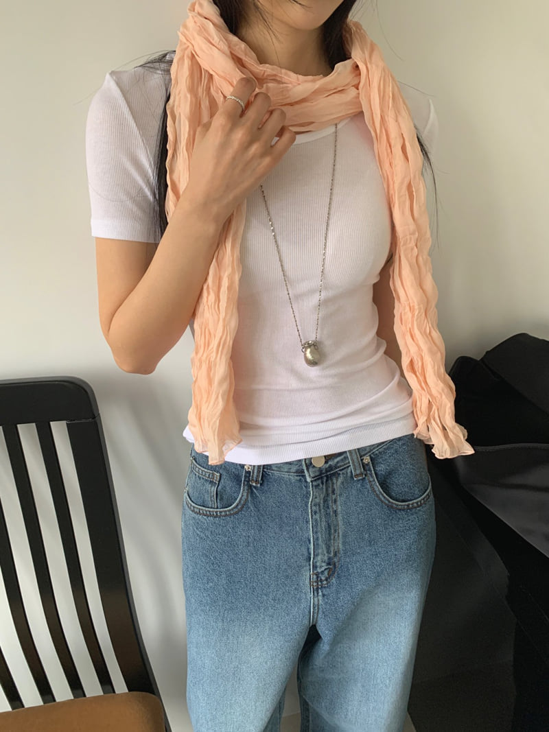 Jkichi - Korean Women Fashion - #thelittlethings - Tencel Rib Tee - 5