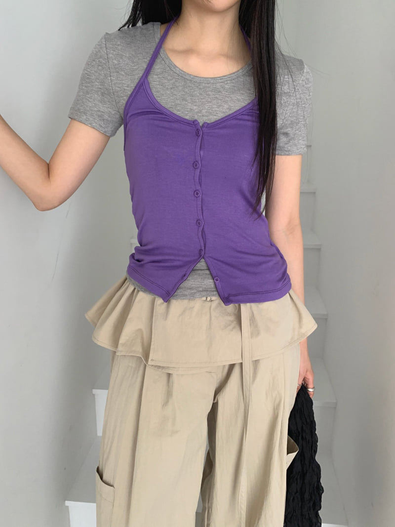 Jkichi - Korean Women Fashion - #womensfashion - Bijou Halter Top - 8