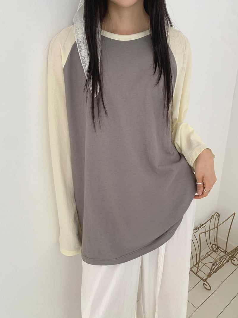Jkichi - Korean Women Fashion - #womensfashion - Cool Raglan Tee - 5