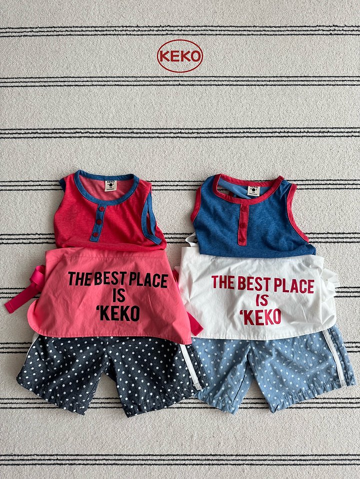Keko - Korean Baby Fashion - #babyfever - K Best Apron - 2