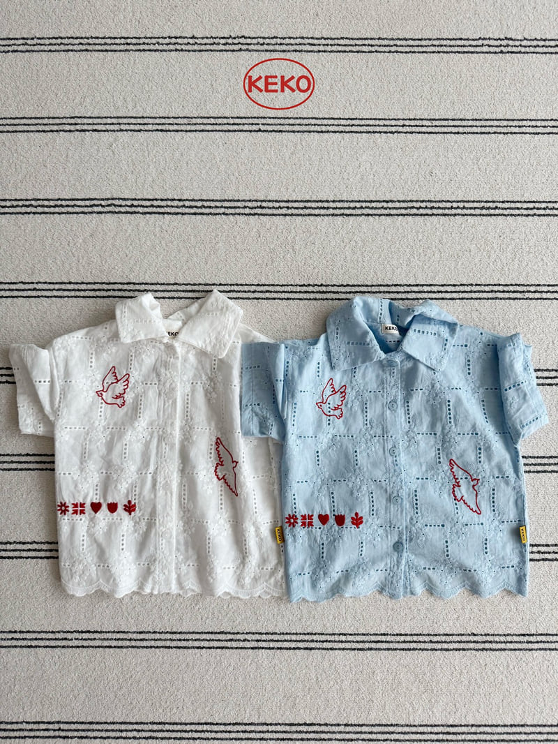 Keko - Korean Baby Fashion - #babygirlfashion - K Bird Shirt