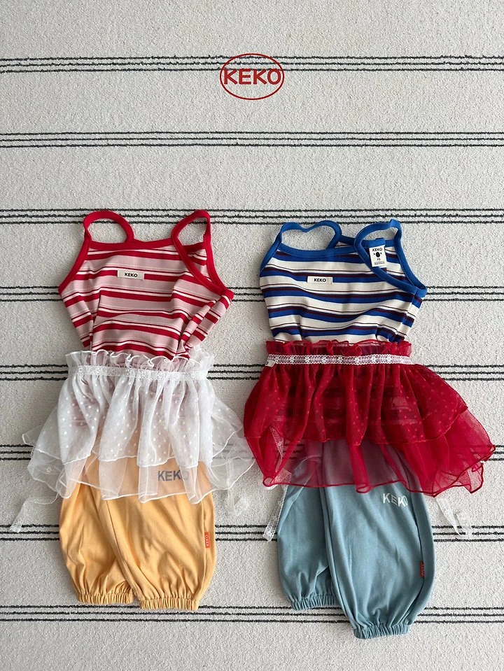 Keko - Korean Baby Fashion - #babygirlfashion - K Half Apron - 2